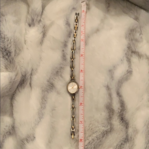 Timex Watch Silver & Gold Band - Picture 3 of 6